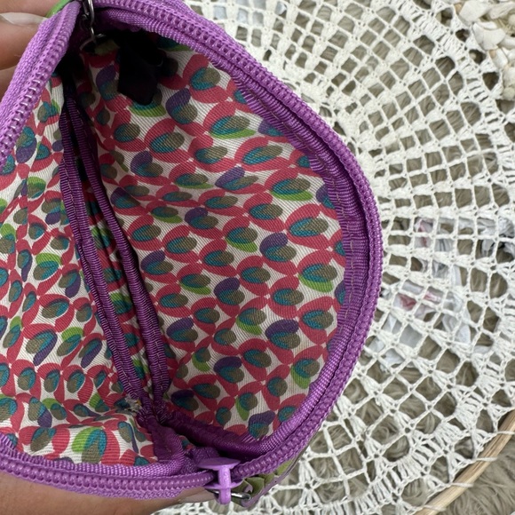 Fossil Colorful Stripe Keychain Wallet Boho Western - Picture 5 of 5